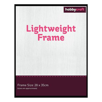 Black Lightweight Frame 28cm x 35cm