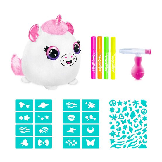 Assorted Airbrush Squishy Plush Neon image number 5