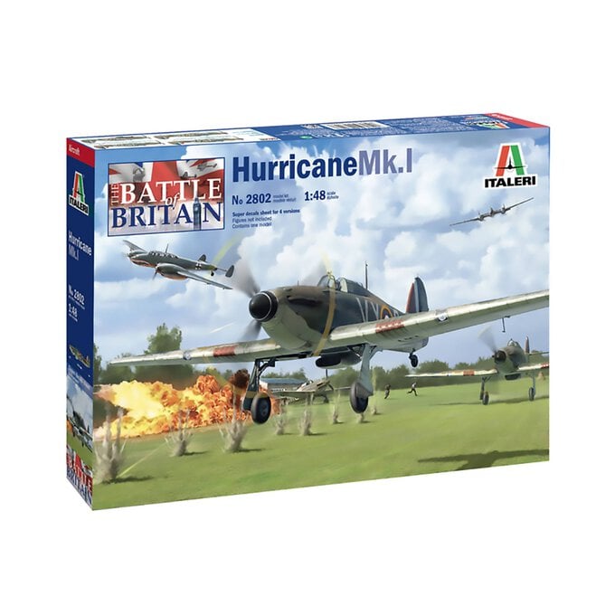 Italeri Battle of Britain Hurricane Mk. I Model Kit 1:48 image number 1
