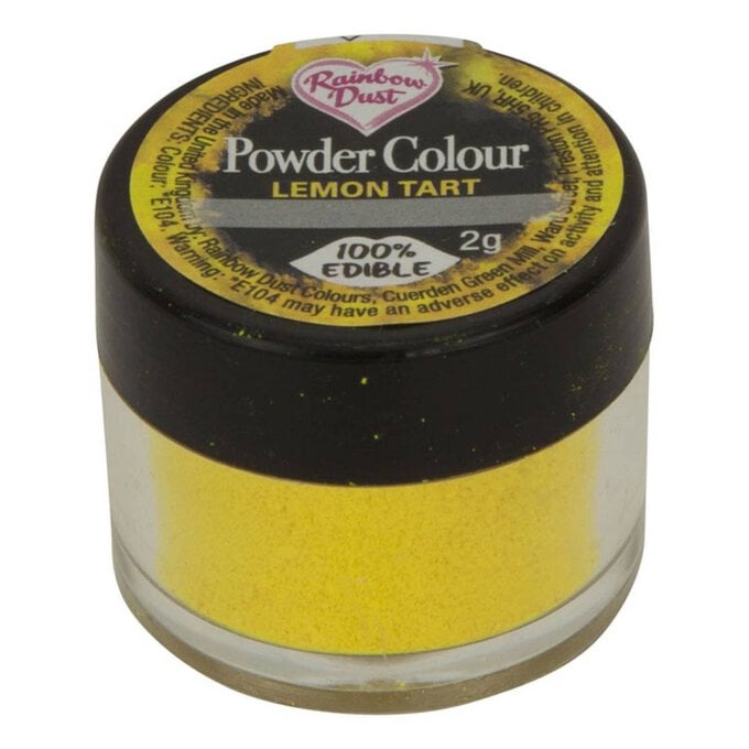 Rainbow Dust Lemon Tart Edible Powder Colour 2g image number 1