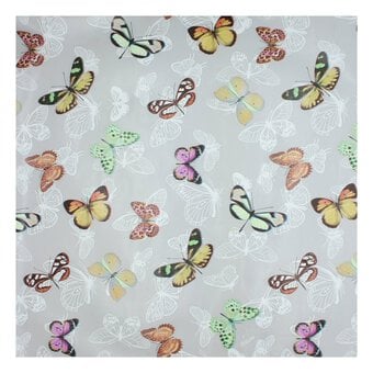 Italian Butterflies Printed PVC Fabric by the Metre