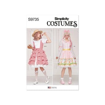 Simplicity Women's Costume  Sewing Pattern S9735 (D5 4-12)