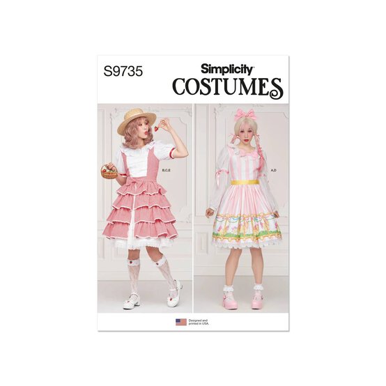 Simplicity Women's Costume  Sewing Pattern S9735 (D5 4-12) image number 1
