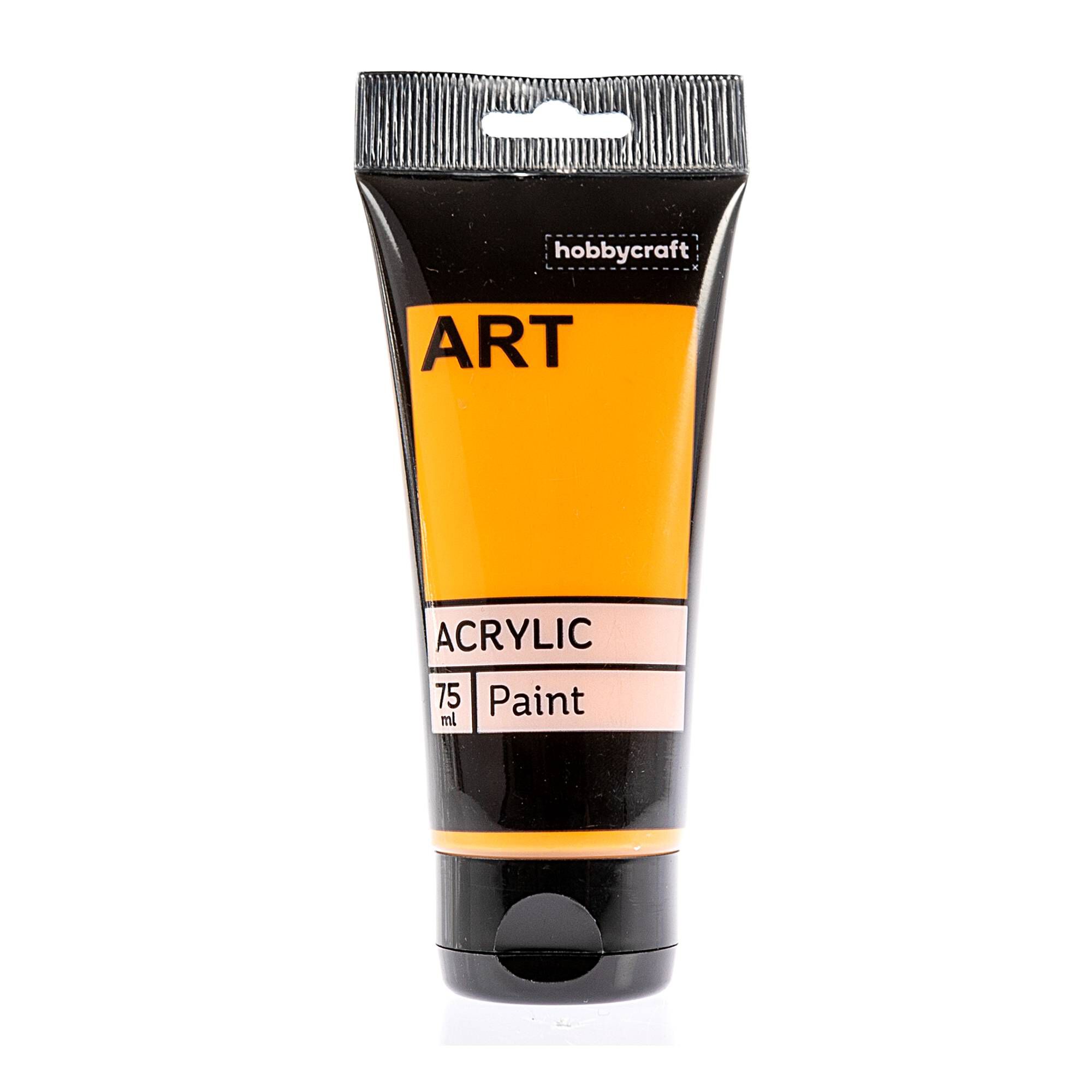 Light Orange Art Acrylic Paint 75ml | Hobbycraft