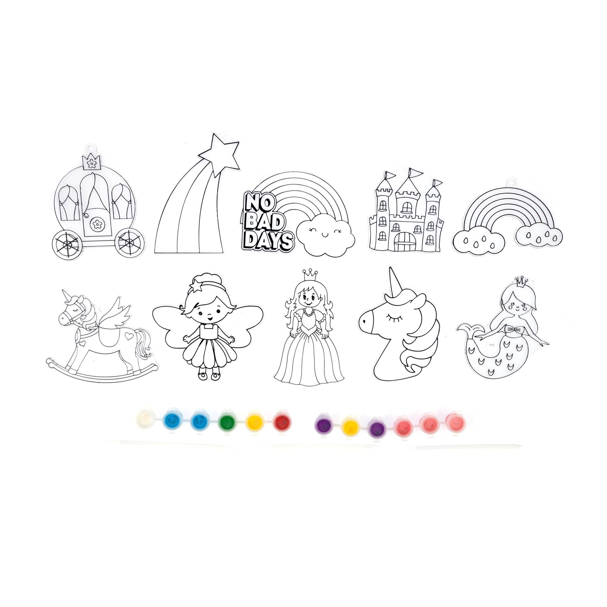 Magical Plastic Suncatchers 10 Pack Hobbycraft