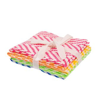 Neon Printed Cotton Fat Quarters 5 Pack image number 7