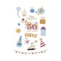 50th Birthday Milestone Stickers image number 1