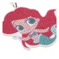 Crystal Art The Little Mermaid Bag Charm Kit image number 3