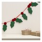 Felt Holly Garland 1.2m image number 1