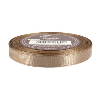 Tan Gold Satin Ribbon 9mm x 15m