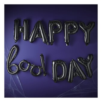 Happy Boo Day Foil Balloon Garland