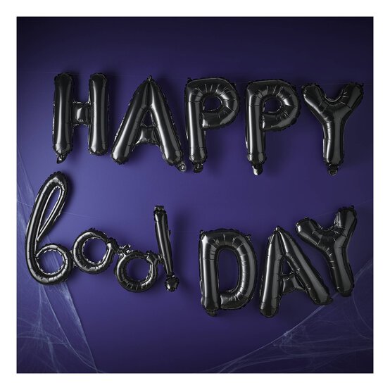 Happy Boo Day Foil Balloon Garland image number 1