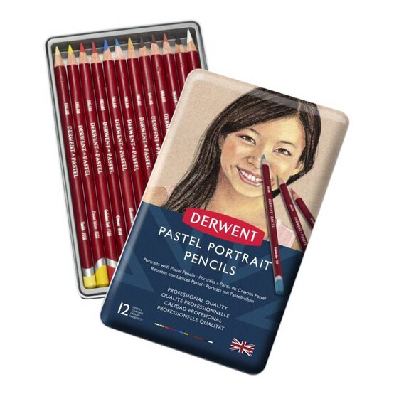 Derwent Skin Tone Pastel Pencils 12 Pack image number 1