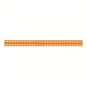 Hot Orange Grosgrain Running Stitch Ribbon 6mm x 5m image number 1