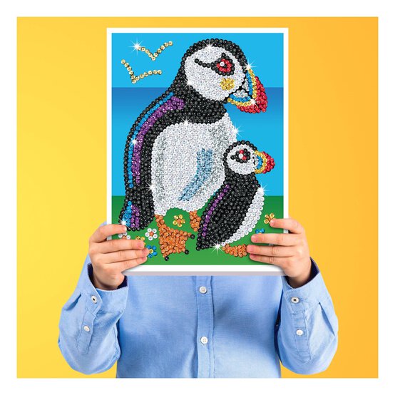 Kitfix Puffins Sequin Art Red Kit image number 5