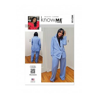 Know Me Women's Jacket and Trousers  Sewing Pattern ME2128 (Y5 18-26)
