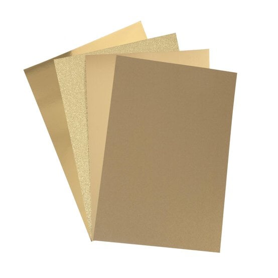 Mixed Gold Paper Pad A4 24 Sheets  image number 3