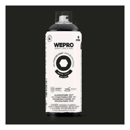 MTN WEPRO Cosmos Black Matte All-Purpose Paint 400ml image number 1