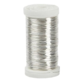 Oasis Silver Metallic Wire 45m