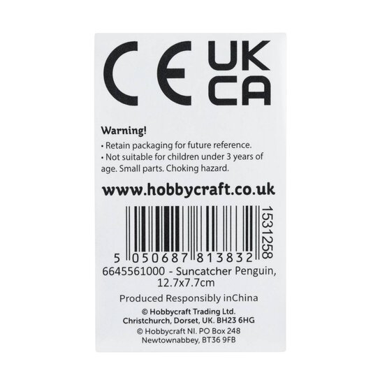 Penguin Plastic Suncatcher image number 7