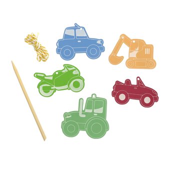 Transport Scratch Art Kit 5 Pack