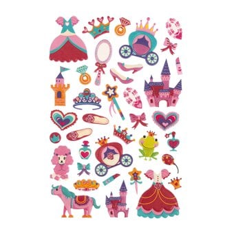 Princess Puffy Stickers