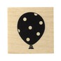 Dotty Balloon Wooden Stamp 3.8cm x 3.8cm image number 3
