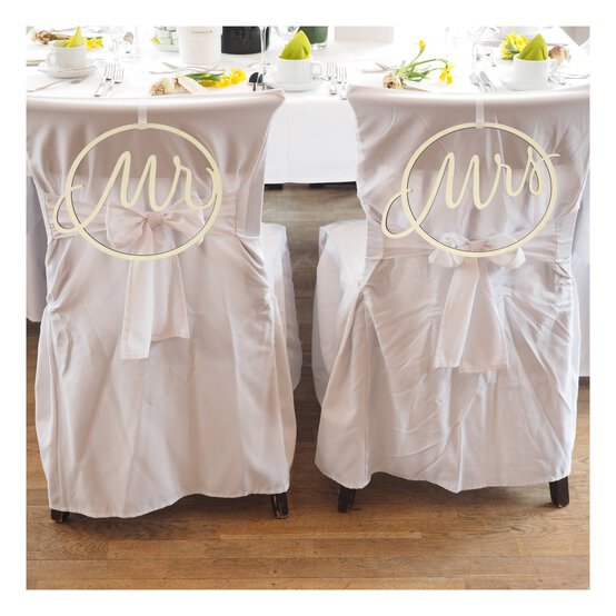 Wooden Mrs Chair Sign image number 2