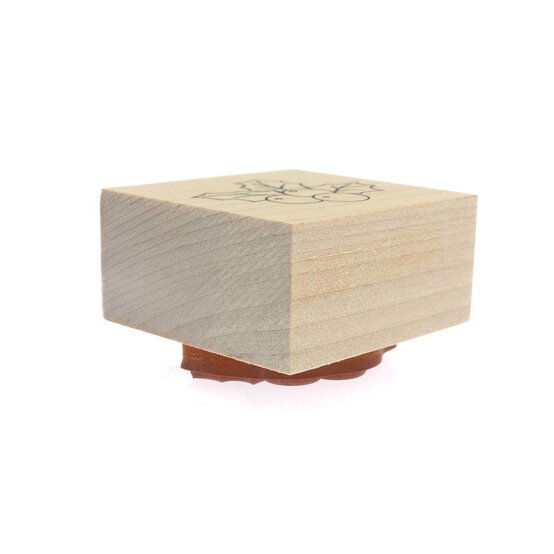 Holly Wooden Stamp 3.8cm x 3.8cm image number 5