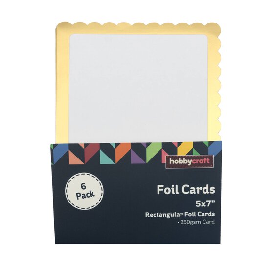 Gold Foil Edge Cards 5 x 7 Inches 6 Pack image number 4