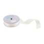 Trimits Ivory Double-Faced Satin Ribbon by the Metre 25mm image number 1
