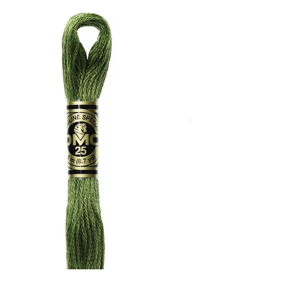 DMC Green Mouline Special 25 Cotton Thread 8m (3346)