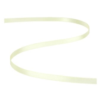 Baby Maize Double-Faced Satin Ribbon 6mm x 5m image number 2
