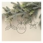 Christmas Pudding Wire Decoration 14cm image number 2