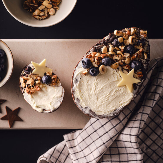 How to Make a Chocolate Egg Cheesecake image number 1