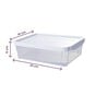Whitefurze White Spacemaster Extra 1 Litre Storage Box image number 5