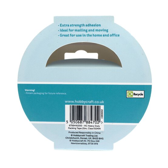 Clear Heavy Duty Packing Tape 50mm x 25m image number 4