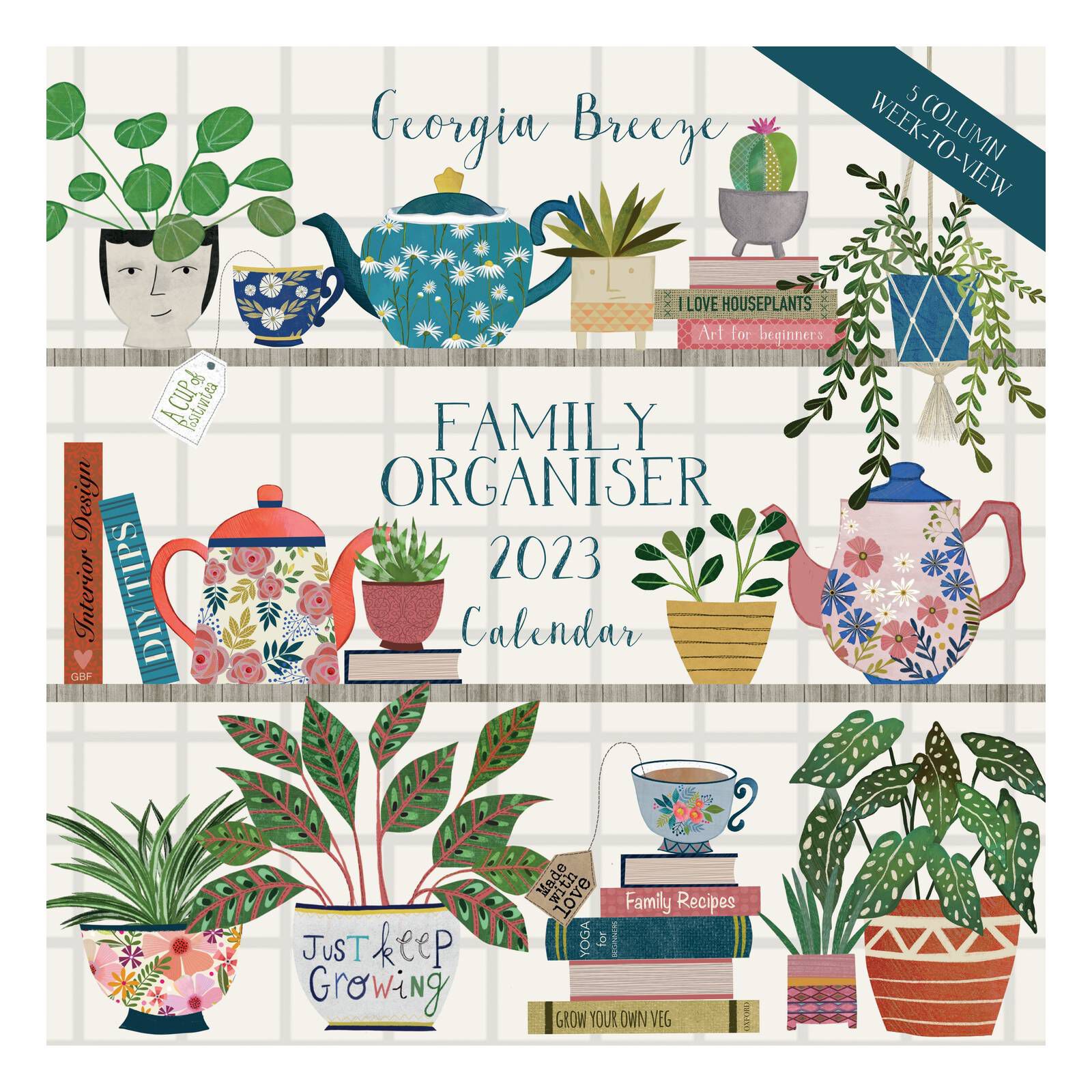Georgia Breeze Family Organiser Calendar 2023 Hobbycraft Georgia Breeze Family Organiser Calendar 2023 Hobbycraft