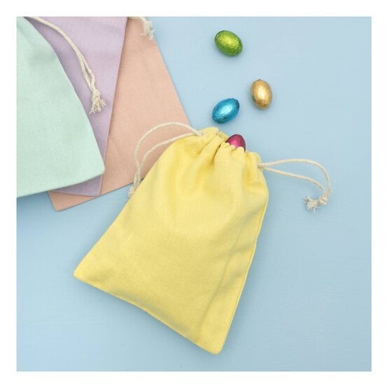 Pastel Canvas Pouches 4 Pack image number 2