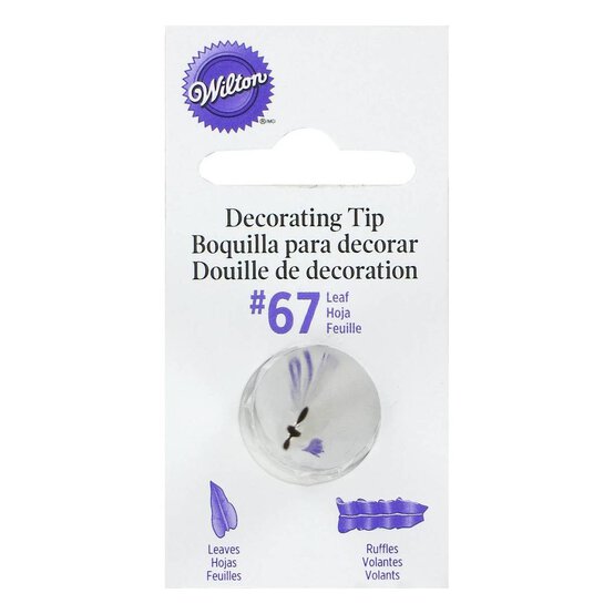 Wilton No.67 Leaf Decorating Tip image number 2