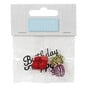 Trimits Happy Birthday Craft Buttons 5 Pieces image number 2