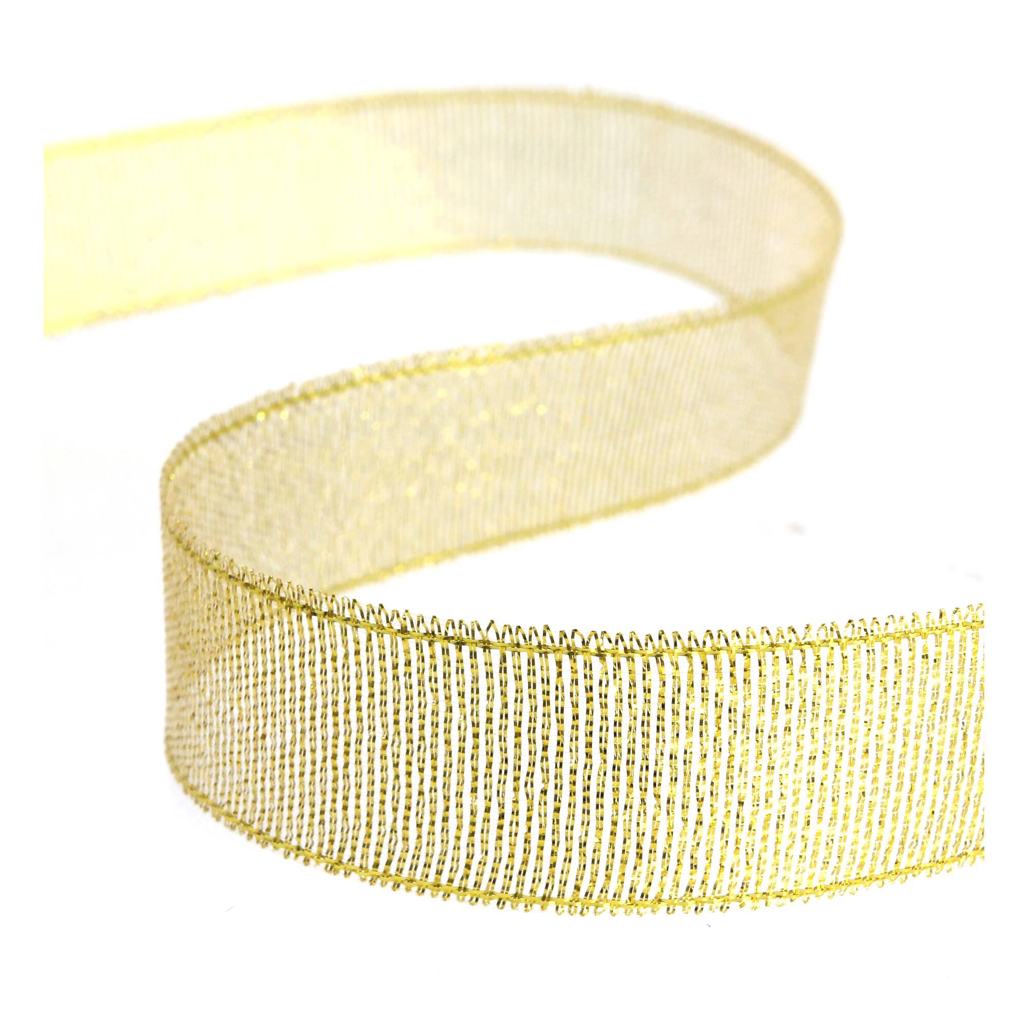 Gold Metallic Ribbon 20mm x 10m Hobbycraft
