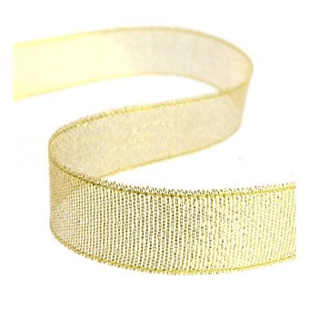 Gold Metallic Ribbon 20mm x 10m