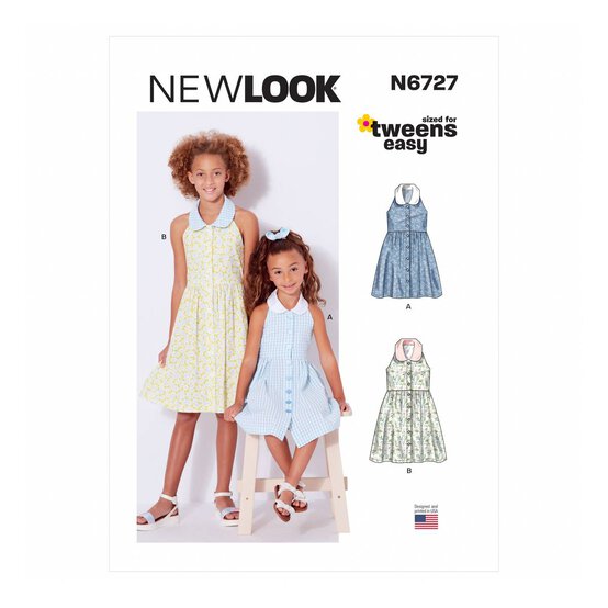 New Look Child&rsquo;s Dress Sewing Pattern 6727 image number 1