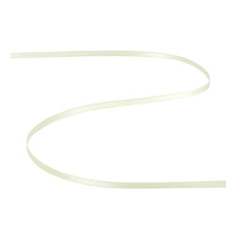 Baby Maize Double-Faced Satin Ribbon 3mm x 5m