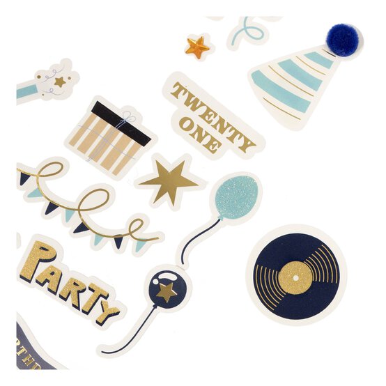 21st Birthday Milestone Stickers image number 3