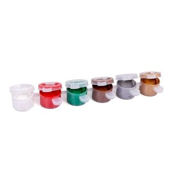 Christmas Acrylic Craft Paints 5ml 6 Pack image number 3