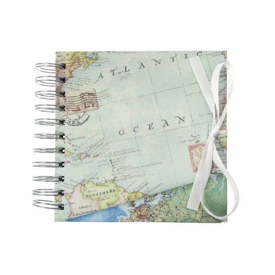 Spiral Bound Travel Scrapbook 6 x 6 Inches image number 1