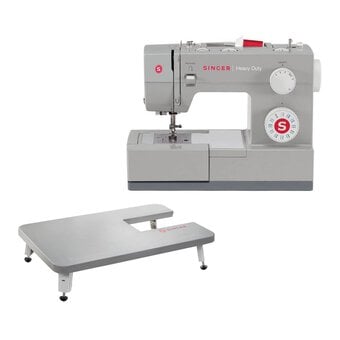 Singer 4423 Heavy Duty Sewing Machine and Extension Table Bundle