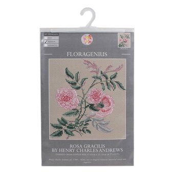 Floragenius Rosa Gracilis Cross Stitch Kit